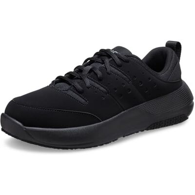 Crocs Hombre On The Clock Work Sneaker M Zapato, Triple Black, 43.5 Crocs Hombre On The Clock Work Sneaker M Zapato, Triple Black, 43.5