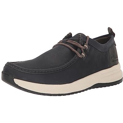 Clarks Wellman Moc Oxford para Hombre, Azul Marino (Navy Leather), 8.5 Clarks Wellman Moc Oxford para Hombre, Azul Marino (Navy Leather), 8.5