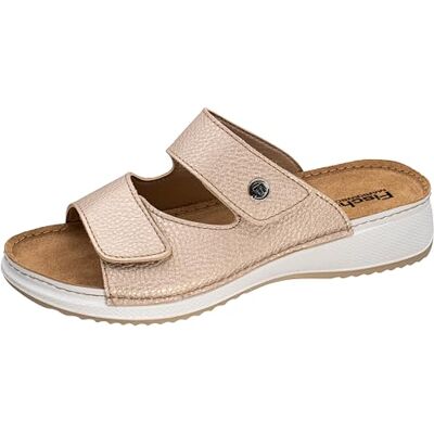 Fischer Markenschuh Emma, Sandalias con cuña Mujer, Dorado, 38 EU Fischer Markenschuh Emma, Sandalias con cuña Mujer, Dorado, 38 EU
