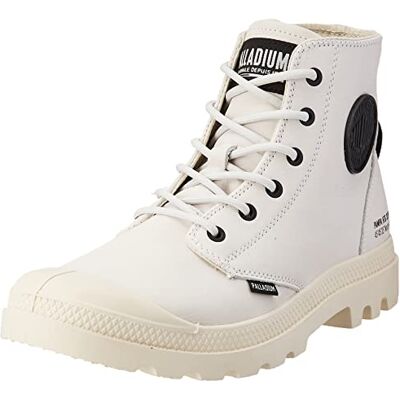 Palladium Pampa Hi Supply Lth, Sneaker Boots Unisex adulto, Blanco, 47 EU Palladium Pampa Hi Supply Lth, Sneaker Boots Unisex adulto, Blanco, 47 EU