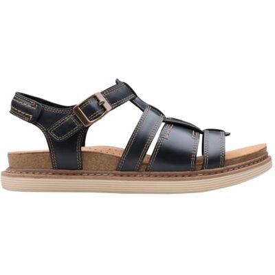 Clarks Arwell Sun, Sandalia De las mujeres, Black Leather, Clarks Arwell Sun, Sandalia De las mujeres, Black Leather,