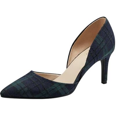 Bandolino Grenow, Bomba Mujer, Navy Plaid 403, 37 EU Bandolino Grenow, Bomba Mujer, Navy Plaid 403, 37 EU