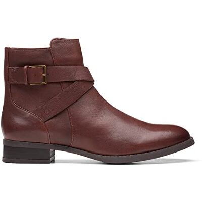 Clarks Hamble Buckle, Botas clásicas Mujer, British Tan Lea, 40 EU Clarks Hamble Buckle, Botas clásicas Mujer, British Tan Lea, 40 EU