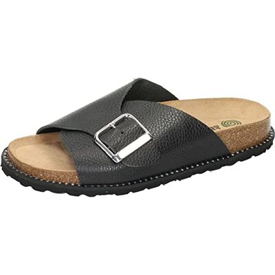 Dr. Brinkmann Mulas, Pantuflas Mujer, Negro, 42 EU Dr. Brinkmann Mulas, Pantuflas Mujer, Negro, 42 EU