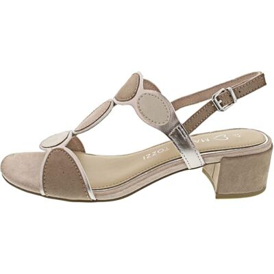 MARCO TOZZI Sandalias de tacón para Mujer, Peine Nude, 41 EU MARCO TOZZI Sandalias de tacón para Mujer, Peine Nude, 41 EU