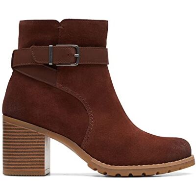 Clarks Clarkwell Hall, Botas de Moda Mujer, British Tan SDE, 35 EU Clarks Clarkwell Hall, Botas de Moda Mujer, British Tan SDE, 35 EU