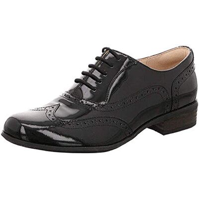 Clarks Hamble Oak, Zapatos de cordones brogue Mujer, Black Patent, 34 EU Clarks Hamble Oak, Zapatos de cordones brogue Mujer, Black Patent, 34 EU
