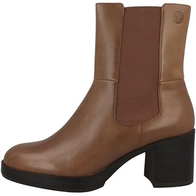 CAPRICE , Botines de tacón con cordones para Mujer, Marrón (Cognac Nappa), 39 EU CAPRICE , Botines de tacón con cordones para Mujer, Marrón (Cognac Nappa), 39 EU