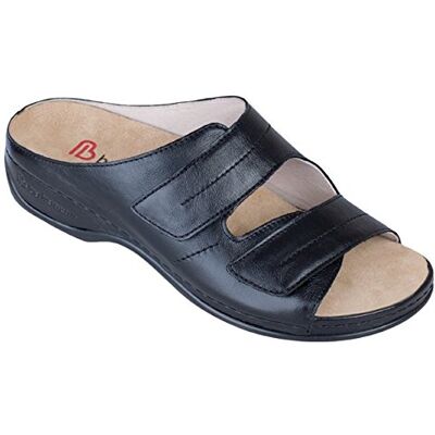 Berkemann Melbourne Fedora Washable 1080 Zuecos de Cuero Nobuck para Mujer, Color Negro, Talla 41.5 Berkemann Melbourne Fedora Washable 1080 Zuecos de Cuero Nobuck para Mujer, Color Negro, Talla 41.5