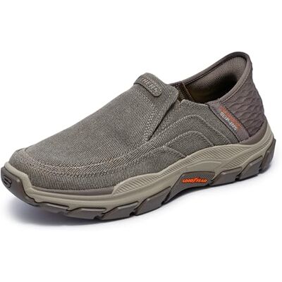 Skechers USA Men's Respected-Holmgren Mocasines sin Cordones para Mujer, TPE, 40.5 EU Skechers USA Men's Respected-Holmgren Mocasines sin Cordones para Mujer, TPE, 40.5 EU