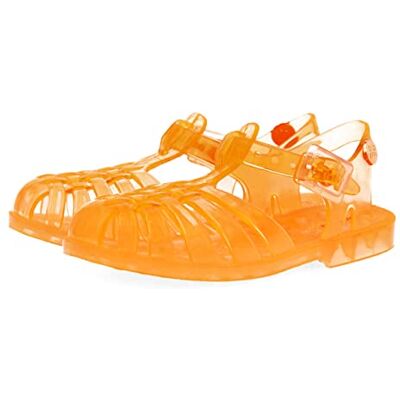 GIOSEPPO Cangrejeras Naranjas Estilo Retro para niña pompeu GIOSEPPO Cangrejeras Naranjas Estilo Retro para niña pompeu