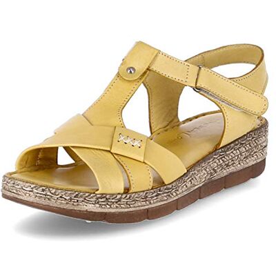 Andrea Conti 1889615, Sandalia Mujer, Amarillo limón, 40 EU Andrea Conti 1889615, Sandalia Mujer, Amarillo limón, 40 EU