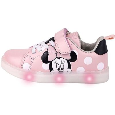 Disney Zapatillas de Minnie Mouse Multicolor Talla 26 Cierre de Velcro y Cordones Zapatillas Deportivas Infantiles con Suela TPR y Luces Estampado Minnie Producto Original Diseñado en España Disney Zapatillas de Minnie Mouse Multicolor Talla 26 Cierre de Velcro y Cordones Zapatillas Deportivas Infantiles con Suela TPR y Luces Estampado Minnie Producto Original Diseñado en España