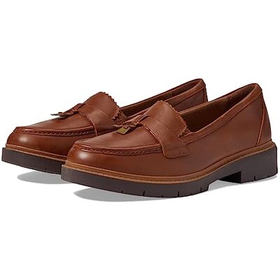 Clarks Westlynn Bella, Mocasín Mujer, Piel marrón Claro, 44 EU Ancho Clarks Westlynn Bella, Mocasín Mujer, Piel marrón Claro, 44 EU Ancho