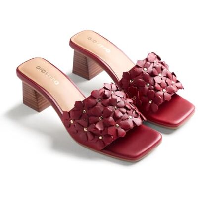GIOSEPPO TANGUB, Talón Abierto Mujer, Rojo, 38 EU GIOSEPPO TANGUB, Talón Abierto Mujer, Rojo, 38 EU