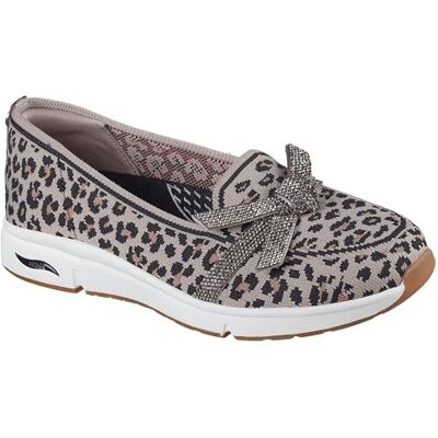 Skechers Modern Comfort Women's Martha Stewart Arch Fit-Living, Mocasín Mujer, Leopardo, 39.5 EU Skechers Modern Comfort Women's Martha Stewart Arch Fit-Living, Mocasín Mujer, Leopardo, 39.5 EU