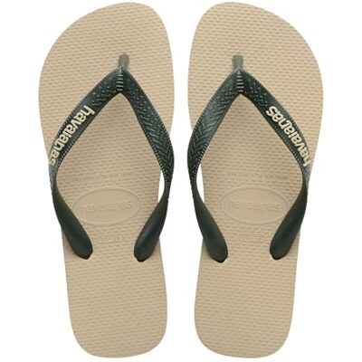 Havaianas Top Logo Pop Up FlipFlop Unisex adulto Sand Grey 35 EU Havaianas Top Logo Pop Up FlipFlop Unisex adulto Sand Grey 35 EU