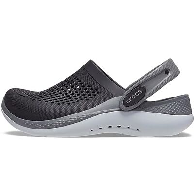 Crocs Unisex Niño LiteRide 360 Clog K Zueco, Black/Slate Grey, 28/29 EU Crocs Unisex Niño LiteRide 360 Clog K Zueco, Black/Slate Grey, 28/29 EU