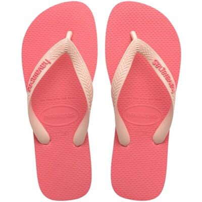 Havaianas Top Logo Pop Up FlipFlop Unisex adulto Pink Porcelain 37 EU Havaianas Top Logo Pop Up FlipFlop Unisex adulto Pink Porcelain 37 EU