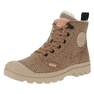 Palladium Pampa Hi Zip Wool, Botas de moda Mujer, Dear Brown Safari, 35 EU Palladium Pampa Hi Zip Wool, Botas de moda Mujer, Dear Brown Safari, 35 EU