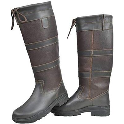HKM Belmond Belmond Botas de invierno con membrana, color marrón oscuro, talla 41, HKM Belmond Belmond Botas de invierno con membrana, color marrón oscuro, talla 41,