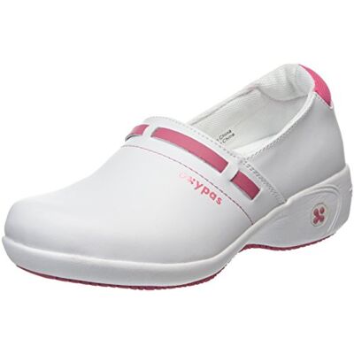 Oxypas Lucia, Zapatos de seguridad para Mujer, Blanco (White Fux), 5.5 UK (39 EU) Oxypas Lucia, Zapatos de seguridad para Mujer, Blanco (White Fux), 5.5 UK (39 EU)