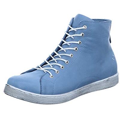 Andrea Conti 0341500 Zapatos de Cuero para Mujer, Talla:37 EU, Color:Azul Andrea Conti 0341500 Zapatos de Cuero para Mujer, Talla:37 EU, Color:Azul