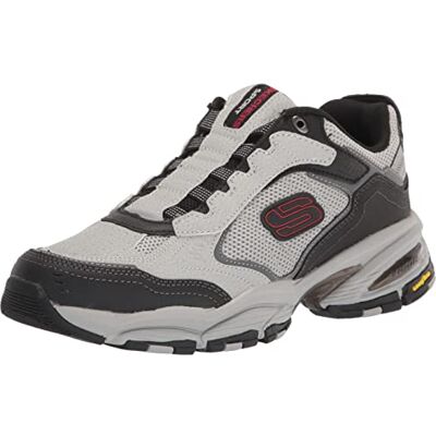 Skechers Men's Vigor 3.0 Slip-on, Mocasín Hombre, Gris/Negro, 45.5 EU Skechers Men's Vigor 3.0 Slip-on, Mocasín Hombre, Gris/Negro, 45.5 EU