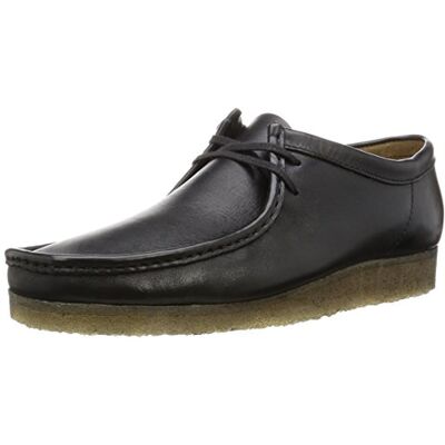 Clarks Shacre Boot, Botas modelo Chukka para Hombre, Negro Black Leather, 42.5 EU Clarks Shacre Boot, Botas modelo Chukka para Hombre, Negro Black Leather, 42.5 EU