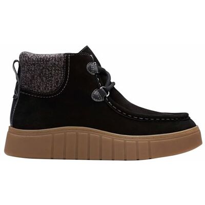 Clarks Premium Mykah Izzy Chukka Botas para mujer, color negro SDE, talla 40, Negro Sde, 40.5 EU Clarks Premium Mykah Izzy Chukka Botas para mujer, color negro SDE, talla 40, Negro Sde, 40.5 EU