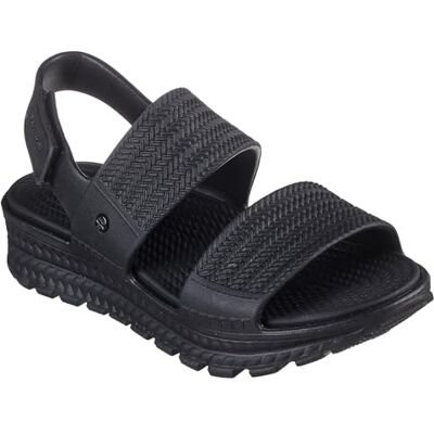 Skechers Sandalias Foamies Arch Fit Footsteps Sunny Days para mujer, negras, 38 EU Skechers Sandalias Foamies Arch Fit Footsteps Sunny Days para mujer, negras, 38 EU