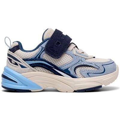 Clarks Craftonvibe T, Zapatillas Unisex niños, Combi Azul pálido, 21 EU Clarks Craftonvibe T, Zapatillas Unisex niños, Combi Azul pálido, 21 EU
