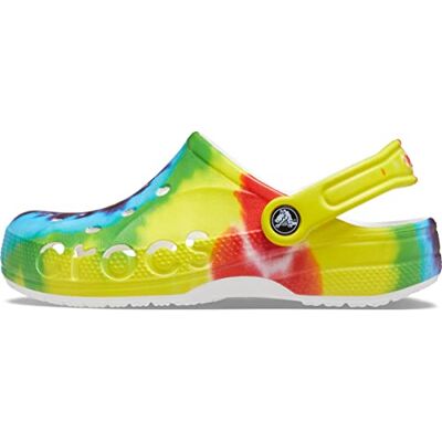 Crocs Baya Graphic Clog, Zuecos Unisex adulto, Multi/Tie Dye, 43/44 EU Crocs Baya Graphic Clog, Zuecos Unisex adulto, Multi/Tie Dye, 43/44 EU
