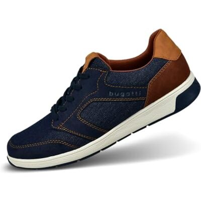 bugatti 333-30714, Zapatos con Cordones Hombre, Azul Oscuro, 44 EU bugatti 333-30714, Zapatos con Cordones Hombre, Azul Oscuro, 44 EU