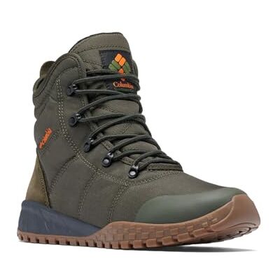 Columbia Mens Fairbanks Omni-Heat, Deep Olive/Desert Sun, 9 Wide Columbia Mens Fairbanks Omni-Heat, Deep Olive/Desert Sun, 9 Wide