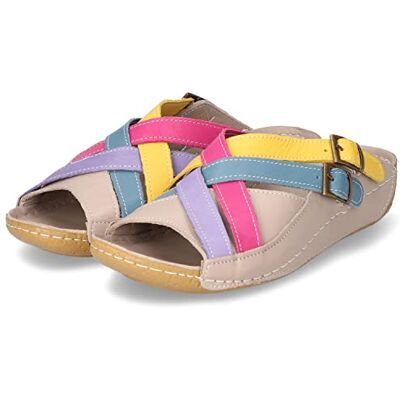 Andrea Conti Sandalia Mujer , Dark Stone Combi, 38 EU Andrea Conti Sandalia Mujer , Dark Stone Combi, 38 EU