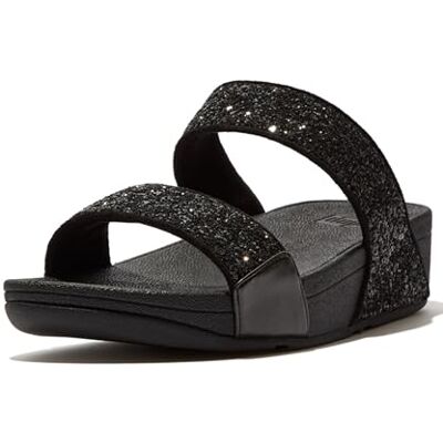 Fitflop Lulu Sandals, Sandalias con cuña Mujer, Negro Brillante, 39 EU Fitflop Lulu Sandals, Sandalias con cuña Mujer, Negro Brillante, 39 EU