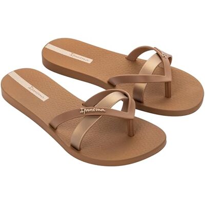 Ipanema Kirei Fem, Chanclas Mujer, Marrón Dorado Beige, 38 EU Ipanema Kirei Fem, Chanclas Mujer, Marrón Dorado Beige, 38 EU