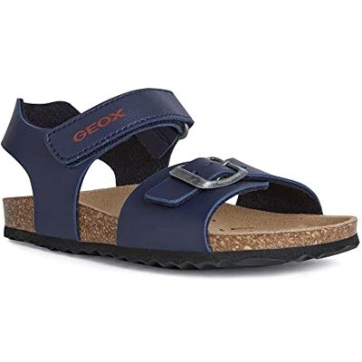 Geox J Ghita Boy B, Sandalias para Niño, Multicolor (Navy/Red), 37 EU Geox J Ghita Boy B, Sandalias para Niño, Multicolor (Navy/Red), 37 EU