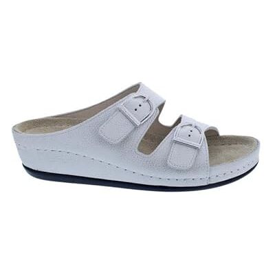 Berkemann Lüneburg, Mule Mujer, Blanco Plateado, 42 EU Berkemann Lüneburg, Mule Mujer, Blanco Plateado, 42 EU