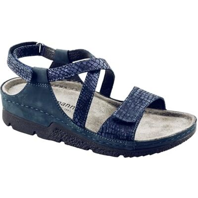 Berkemann Lorenza, Sandalia Mujer, Azul Metalizado, 38 2/3 EU Berkemann Lorenza, Sandalia Mujer, Azul Metalizado, 38 2/3 EU