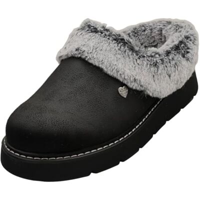 Skechers Keepsakes Lite-Cozy Blend, Pantuflas Mujer, Black Trim, 39 EU Skechers Keepsakes Lite-Cozy Blend, Pantuflas Mujer, Black Trim, 39 EU