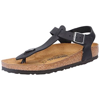 Birkenstock Classic Kairo Zuecos unisex, color Negro, talla 43.0 R EU Birkenstock Classic Kairo Zuecos unisex, color Negro, talla 43.0 R EU