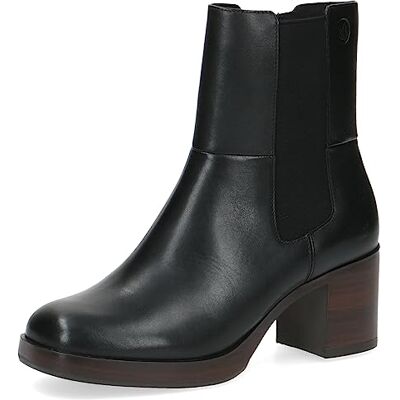 CAPRICE , Botines de tacón con cordones para Mujer, Negro (Black Nappa), 37 EU CAPRICE , Botines de tacón con cordones para Mujer, Negro (Black Nappa), 37 EU