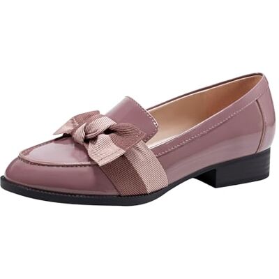 Bandolino Lindio, Mocasín Mujer, Dark Mauve Patent Blush 660, 38.5 EU Ancho Bandolino Lindio, Mocasín Mujer, Dark Mauve Patent Blush 660, 38.5 EU Ancho