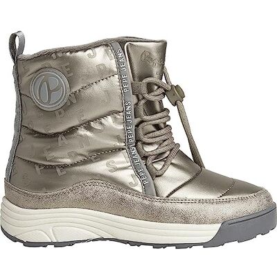 Pepe Jeans Jarvis Trace, Bota de Moda, Gris (Plata Oscuro), 37 EU Pepe Jeans Jarvis Trace, Bota de Moda, Gris (Plata Oscuro), 37 EU
