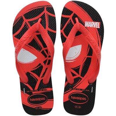 Havaianas Top Marvel Logomania Flipflop Hombre Black/Red Ruby 37 EU Havaianas Top Marvel Logomania Flipflop Hombre Black/Red Ruby 37 EU