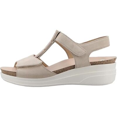 ARA Zuerich, Sandalia Mujer, Beige, 36 EU Ancho ARA Zuerich, Sandalia Mujer, Beige, 36 EU Ancho