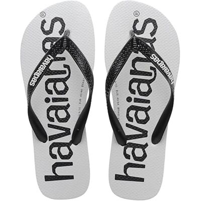 Havaianas Top Logomania FlipFlop Unisex adulto Black/Black 41 EU Havaianas Top Logomania FlipFlop Unisex adulto Black/Black 41 EU