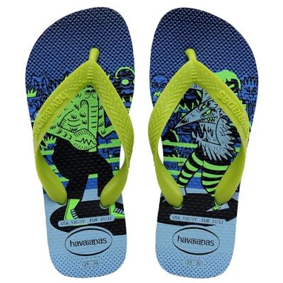 Havaianas Kids Top Fun FlipFlop Niños Lavender Blue/Lemon Green 23 EU Havaianas Kids Top Fun FlipFlop Niños Lavender Blue/Lemon Green 23 EU